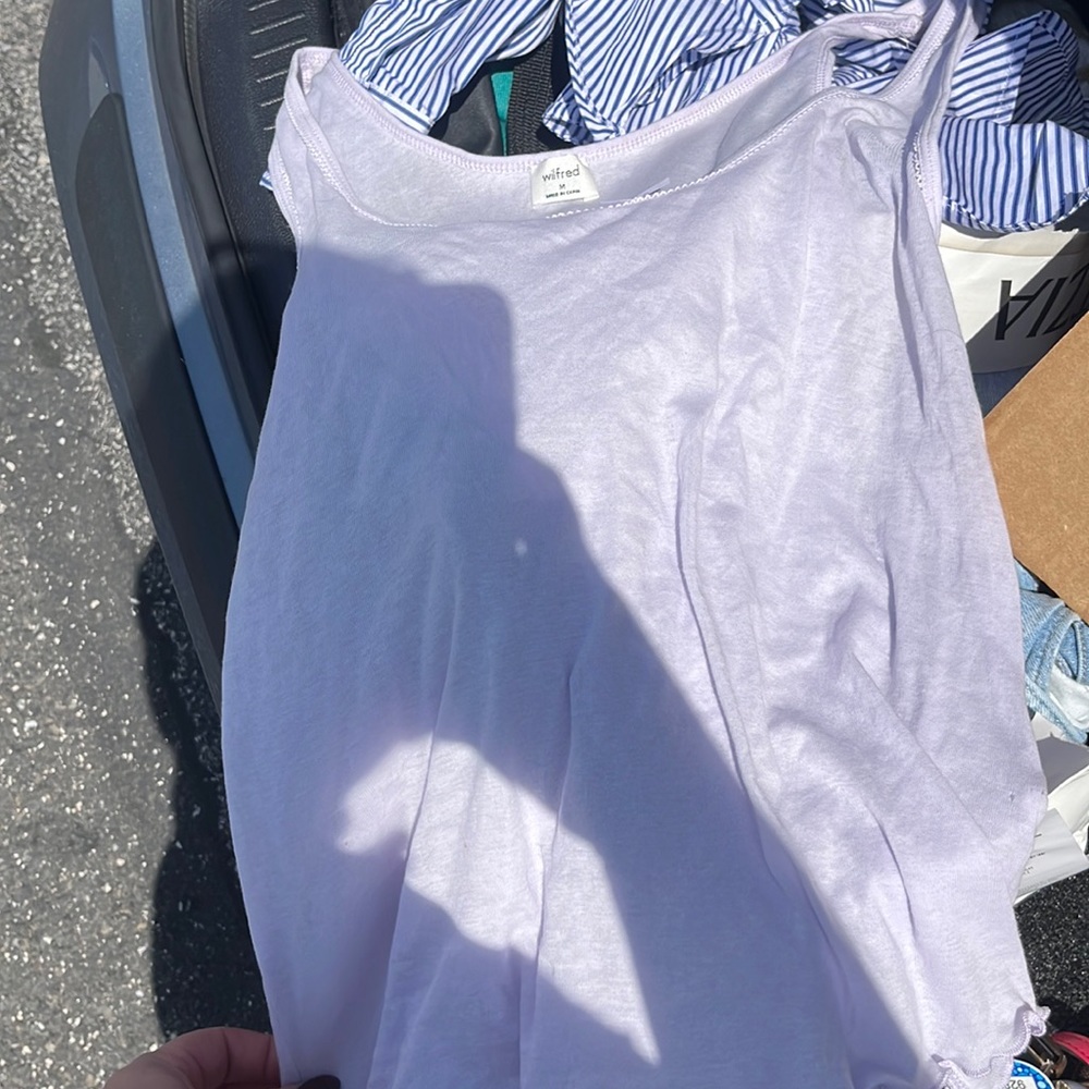 Purple blouse from Aritzia never worn